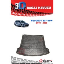 Bizymo Peugeot 308 Stw 2008-2013 3D Bagaj Havuzu