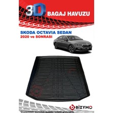 Bizymo Skoda Octavia Sedan 2020 Ve Sonrası 3D Bagaj Havuzu