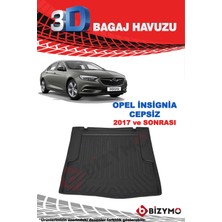 Bizymo Opel Insignia Cepsiz 2017 Ve Sonrası 3D Bagaj Havuzu