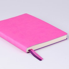 Munu Note A5 Çizgili Ivory Kağıt Esnek Kapak Defter Pembe