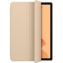 Microsonic Samsung Galaxy Tab A7 Lite T225 Kılıf Slim Translucent Back Smart Cover Gold