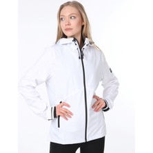 Ghassy Co. Kadın Yağmurluk Rüzgarlık Omuz Detaylı Mevsimlik Spor Ceket