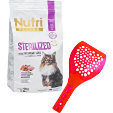 Nutri Feline Sterilized Somon Etli 2kg Nutri Feline Kedi Maması Kürek Hediy