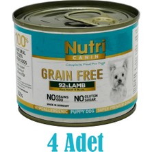 Nutri Canin Kuzu Etli %92 Tahılsız 200GR Puppy Nutri Yaş Köpek Maması 4