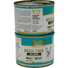 Nutri Canin Kuzu Etli %92 Tahılsız 200GR Puppy Nutri Yaş Köpek Maması 4