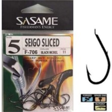 Sasame F-706 Seigo Sliced Iğne (Black Nickel)
