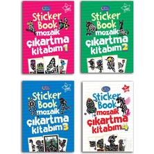 Masalcı Yayınevi Sticker Book Aktiviteli-Mozaik Çıkartma  Kitabı -10 Adet