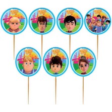 Eminönü Toptancı Rafadan Tayfa Temalı Kürdanlı Sticker - 10 Adet