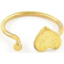 Tedz Collection Kalp Pirinç Çivi Yüzük