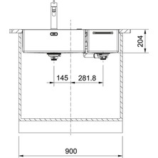 Franke Bmx 220-54-27 Tezgah Üstü Yada Tezgaha Sıfır Box Center Inox Eviye