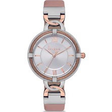 Freelook Pudra Deri Kayışlı Kadın Kol Saati