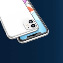 Fibaks iPhone 11 Kılıf 3D kamera Korumalı Şeffaf Yumuşak Süper Silikon Kapak