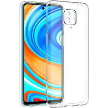 Fibaks Xiaomi Redmi Note 9s 9 Pro Kılıf 3D kamera Korumalı Şeffaf Yumuşak Süper Silikon Kapak