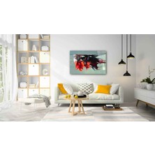 Idealizbiz Sualtı Canlıları Cam Tablo 4mm Dayanıklı Temperli Cam