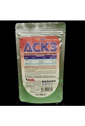 Dadacure Vitamin A,c,k3 Içerikli Premiks-Ack3 100GR