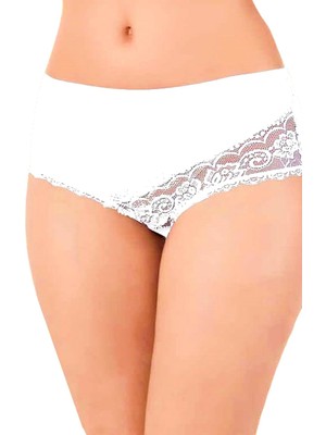 İki Yıldız Kadın Külot Dantel Detaylı 2 Li Paket 735 BGL-ST01446