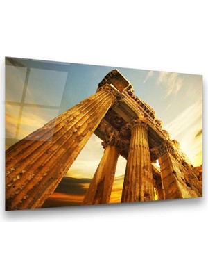 Glass Art Antik Roma Yatay Cam Tablo