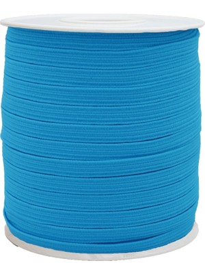Hobizubi 6 mm Turkuaz Yassı Lastik - 100 Metre