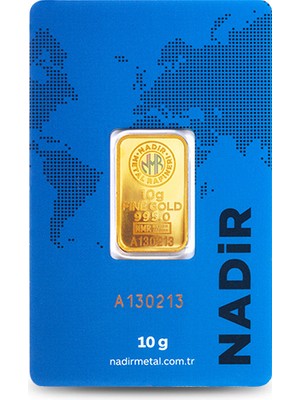 Nadir Gold 24 Ayar Külçe Gram Altın 10 Gr.  - Aynı Gün Kargo