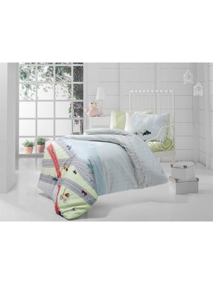 Sarev Animal Traffic Fancy Poplin Bebek Nevresim Takımı