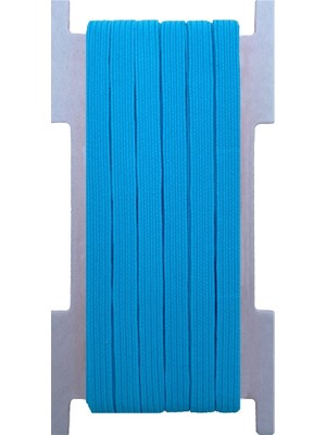 Hobizubi 8 mm Turkuaz Yassı Lastik - 50 Metre