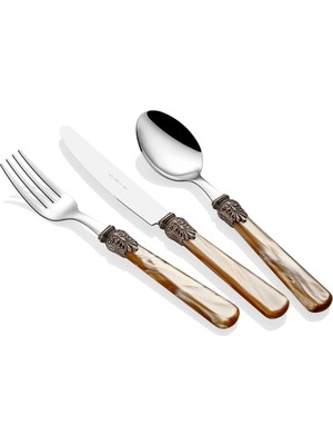 Rivadossi Elena Şampanya 75 Parça Çatal Bıçak Seti
