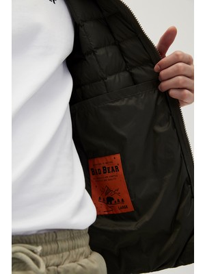 Bad Bear Miner Vest Haki Erkek Kolsuz Uzun Model Şık ve Fonksiyonel Yelek