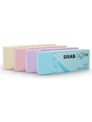Silka Pastel Silgi Orta Boy 2 Adet
