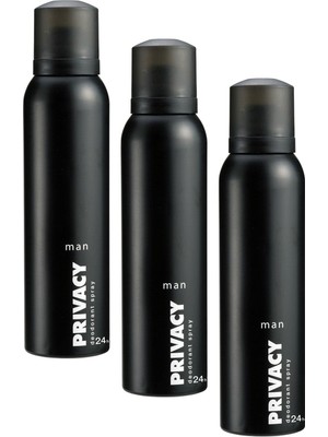 Privacy Man Erkek Deodorant 3 Adet (3X150 Ml)
