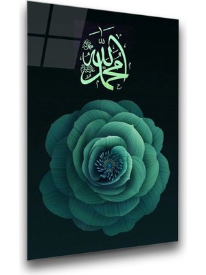 Glass Art Rubaiyat Al Tourab Dikey Cam Tablo