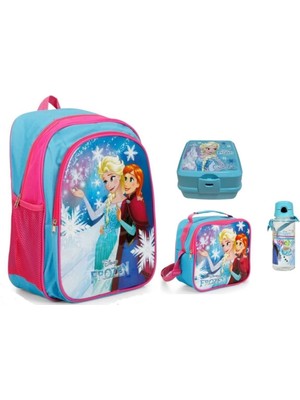 Disney İlkokul Çantası + Beslenme Çantası + Suluk + Beslenme Kabı 4'lü