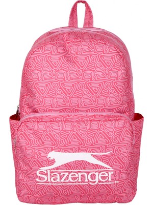 Slazenger Pembe Desenli Kolej Sırt Çantası 21115 - Okul Çantası