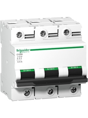 Schneider Electric SCHNEIDER,C120N 3 Kutup C Eğrisi 10KA 125A A9N18369