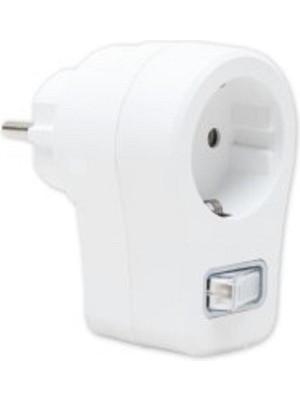 Powermaster Tekli Akım Korumalı Anahtarlı Priz 16816 Beyaz Renk ile Güvenli Kullanım