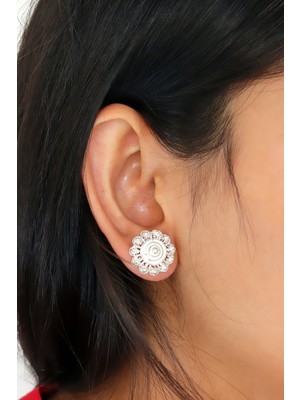 Midyat Nurtaş Gümüş Bereket Tasarım Telkari Kadın Gümüş Küpe