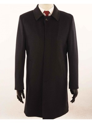 Jan Carlucci Kaşe Diz Üstü Kaban