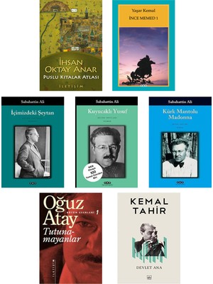 Puslu Kıtalar Atlası - İnce Memed 1 - İçimizdeki Şeytan - Kuyucaklı Yusuf - Kürk Mantolu Madonna - Tutunamayanlar - Devlet Ana
