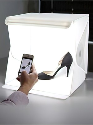 Benturk LED Işıklı Ürün Fotoğraf Çekim Çadırı - H117244