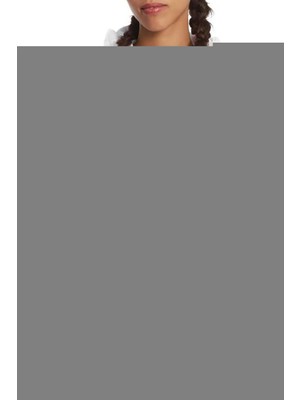 Qivi Cute Aesthetic Sunflower Baskılı Beyaz Kadın Örme Kapşonlu Sweatshirt Uzun Kol