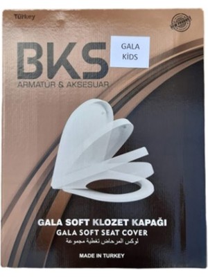 Bks Gala Kids Çocuk Adaptörlü Yavaş Kapanır Klozet Kapağı