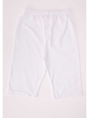 Tutku 3 Adet Beyaz Renk Kısa Tayt