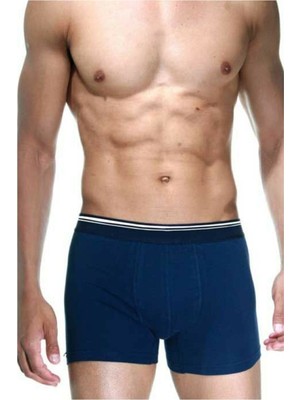 Berrak 12 Adet Lacivert Renk Likralı Boxer