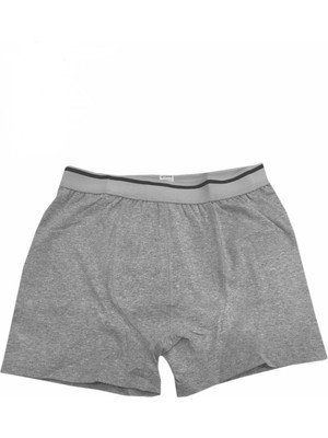 Sedef 12 Adet Gri Renk Likralı Boxer