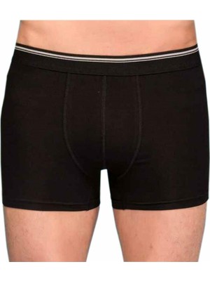 Berrak 2 Adet Siyah Renk Likralı Boxer