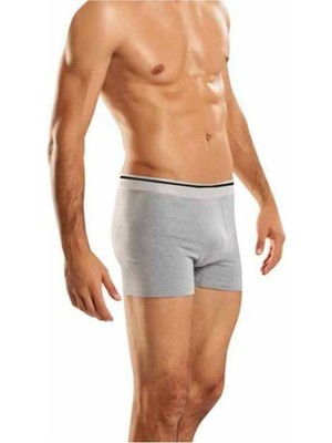 Berrak 12 Adet Gri Renk Likralı Boxer