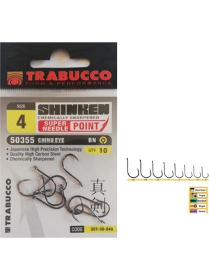 Trabucco Shinken Hooks Cut Chinu Eye Iğne ( 50355 )
