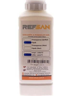 Refsan Porselen Sırı Opak Yd. 1180 °c 5 kg