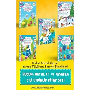 Düşün Hayal Et ve Tasarla 5'li Etkinlik Seti