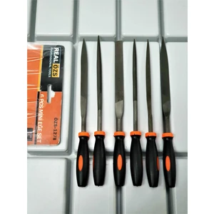 Real Özs 6 Parça Mini Eğe Seti 18 cm Eğe Seti Törpü Eğe