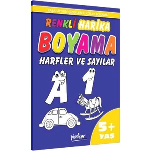 Renkli Harika Boyama Harfler ve Sayılar (5+Yaş)